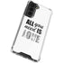 All You Need Is Love BW Galaxy S21 FE Clear Case